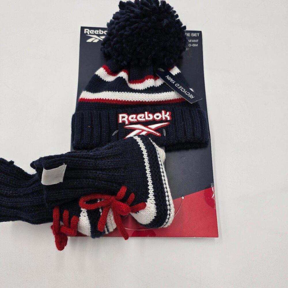 Reebok‎ Infant Hat and Bootie 2 Piece Set, 0-6 months